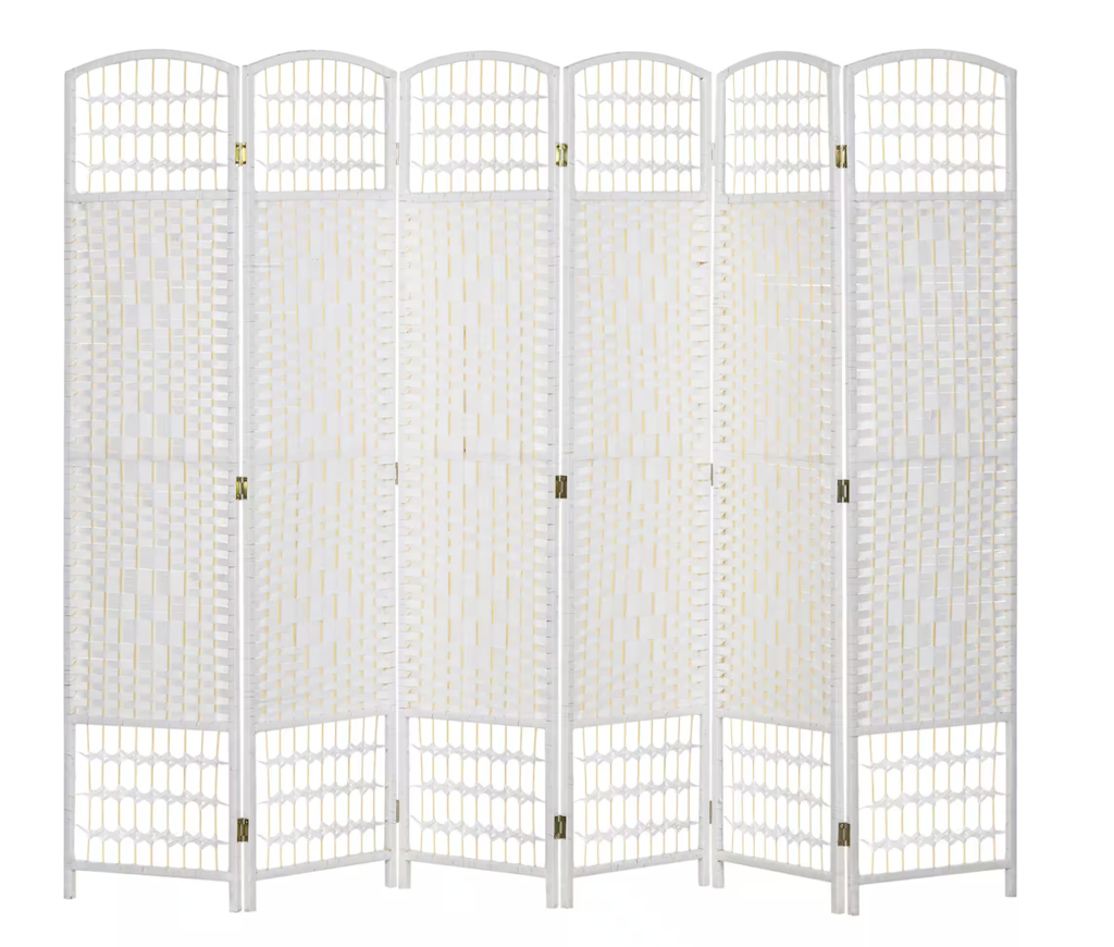 HomCom 5.6-Foot 6-Panel Room Divider: $63 HomCom 5.6-Foot 6-Panel Room Divider: $63