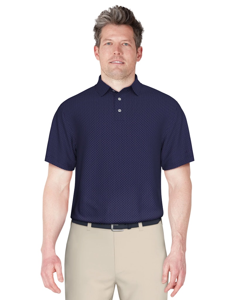 Ben Hogan Men's Geo Jacquard Golf Polo Shirt: $7.60