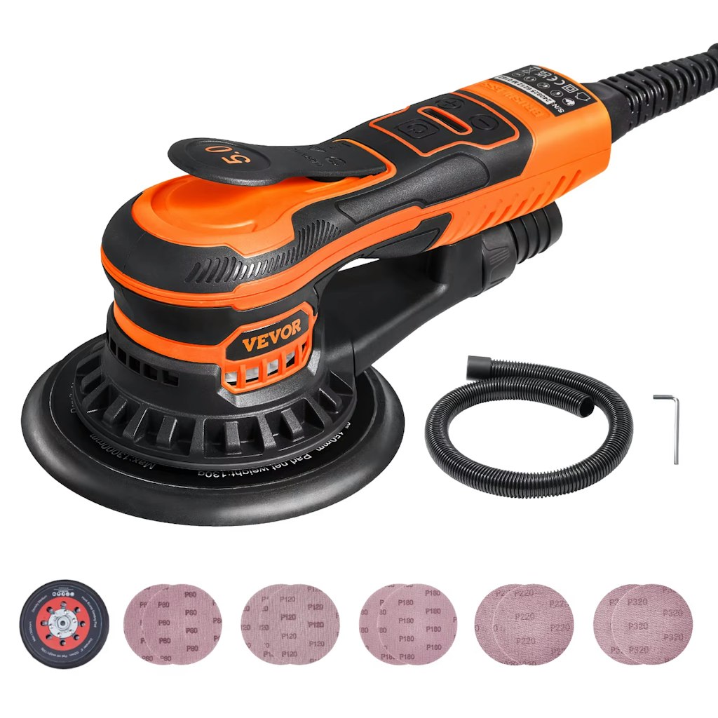 Vevor 6" 350W Random Orbital Sander : $77