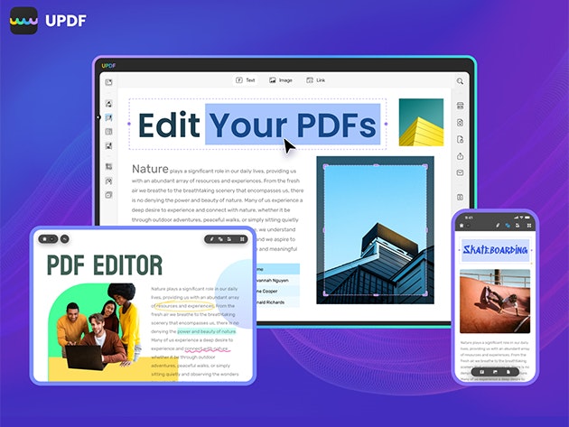 UPDF PDF Editor Lifetime Subscription: $48