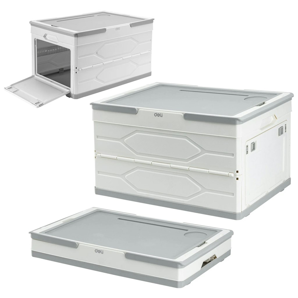 Deli 55-Liter Multifunction Collapsible Storage Bin w/ Lid: $27