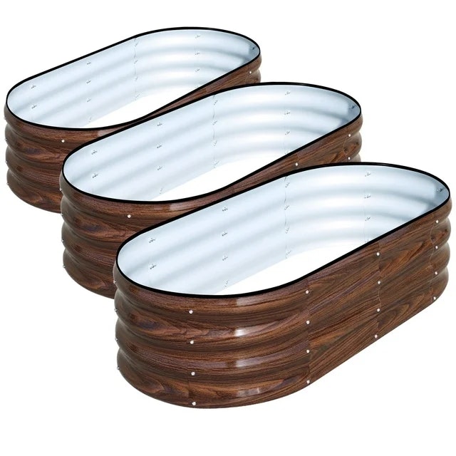 SnugNiture 4x2x1-Foot Raised Garden Bed 3-Pack: $80