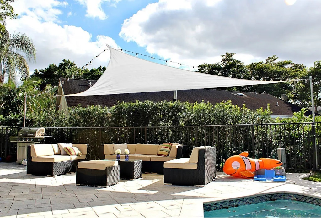 Khomo Gear 12-ft x 12-ft Shade sail: $14.99