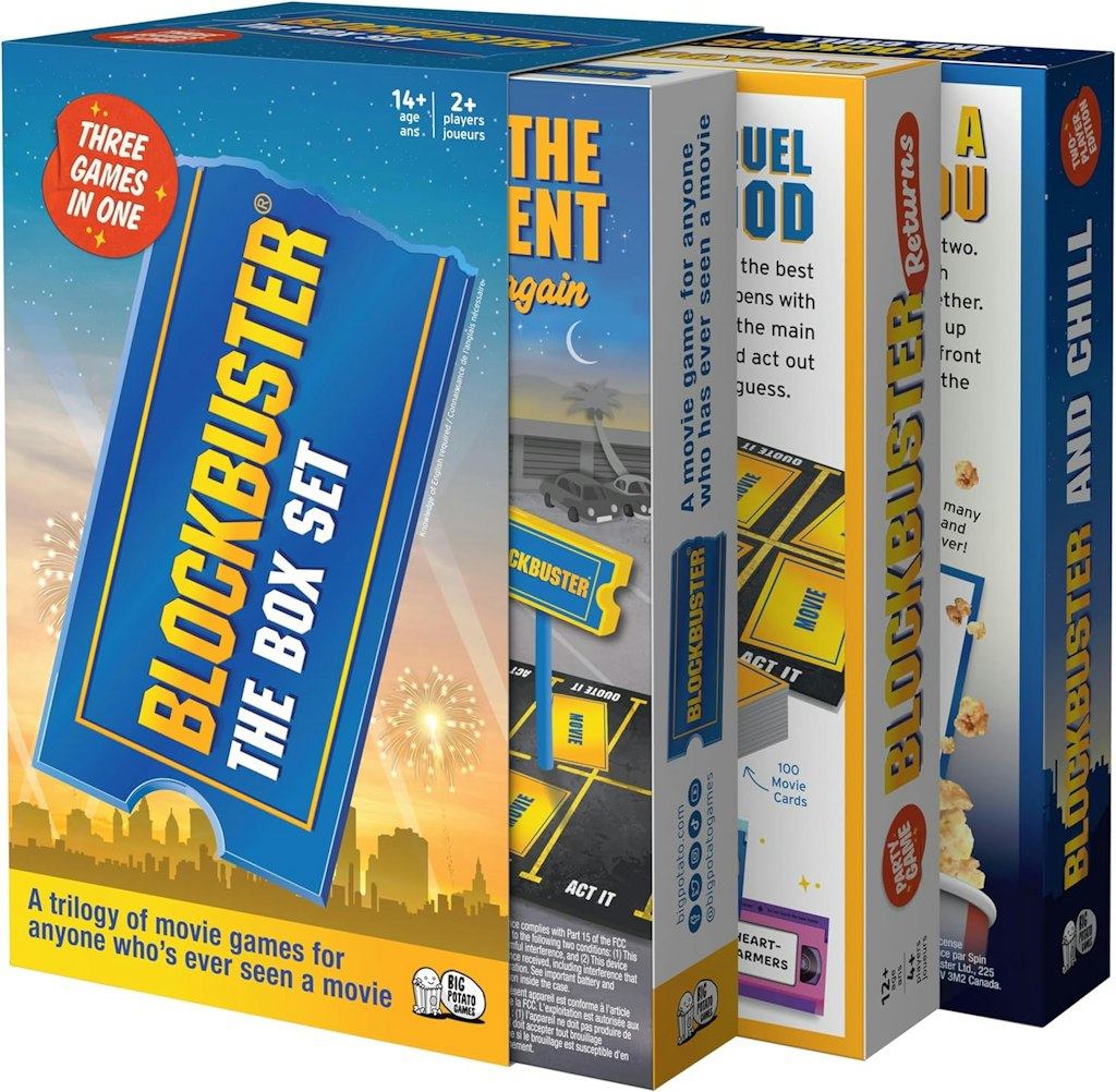 Blockbuster Trilogy Party Game: $14 Blockbuster Trilogy Party Game: $14