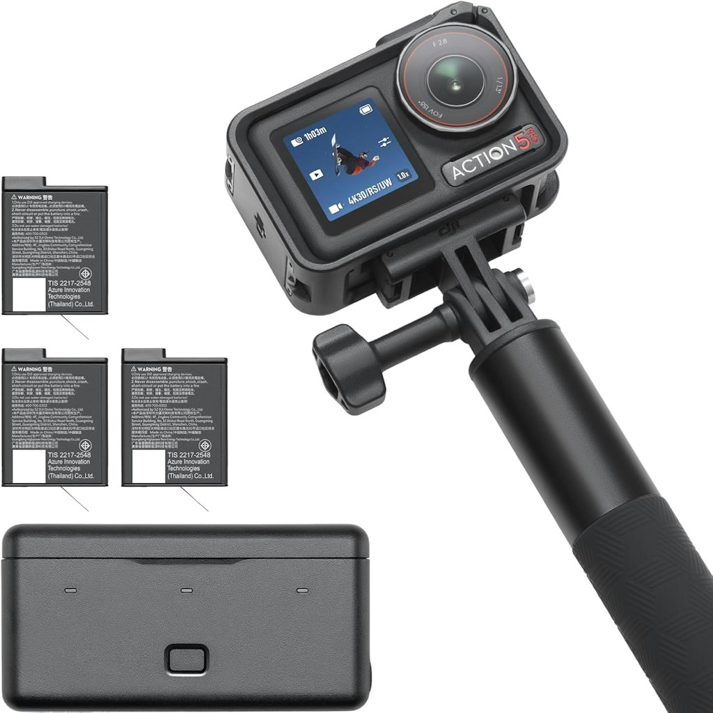 DJI Osmo Action 5 Pro Adventure Combo w/ 4K Camera: $369.00