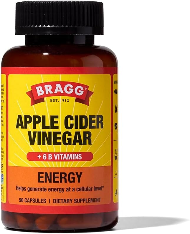 Bragg 90-Count Apple Cider Vinegar Capsules with B-12: $12 w/ Subscribe & Save