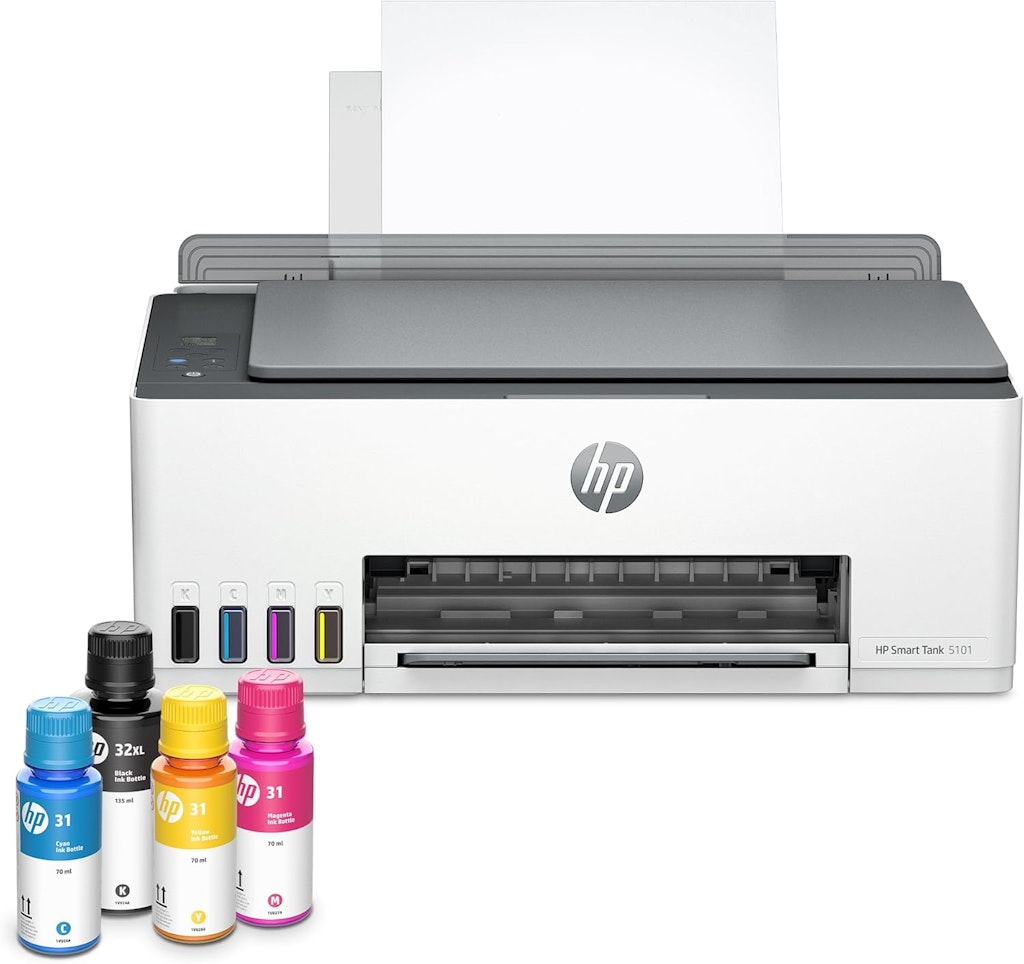 HP Smart-Tank 5101 Wireless All-in-One Ink-Tank Printer: $180