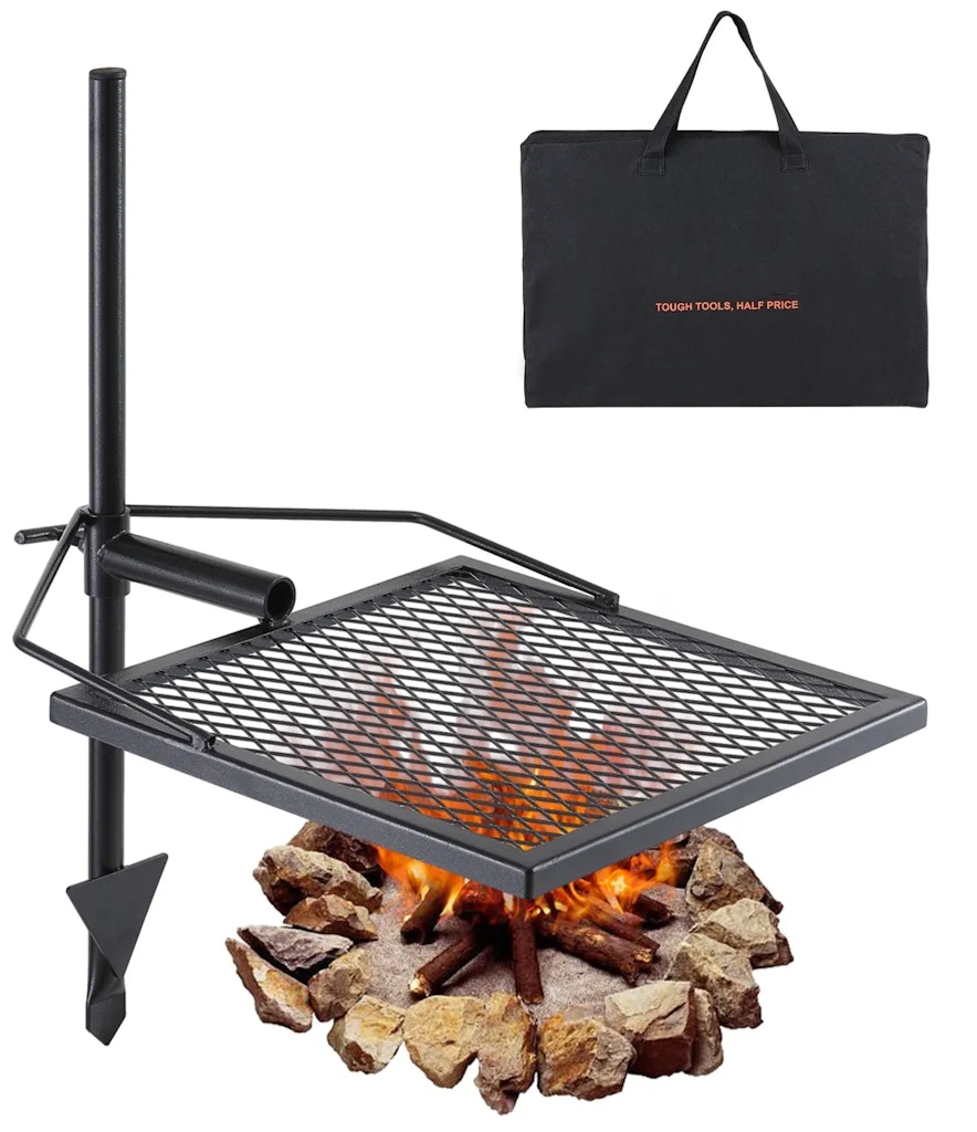 Heavy Duty Open Fire Adjustable Cooking Grate: $33.99