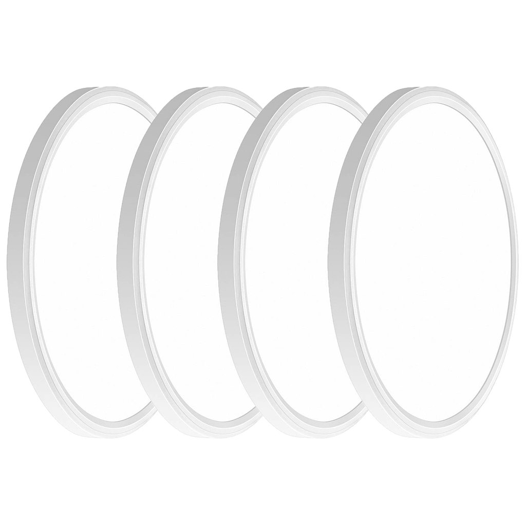 12" LED Flush Mount Ceiling Light 4-Pack: $30.25