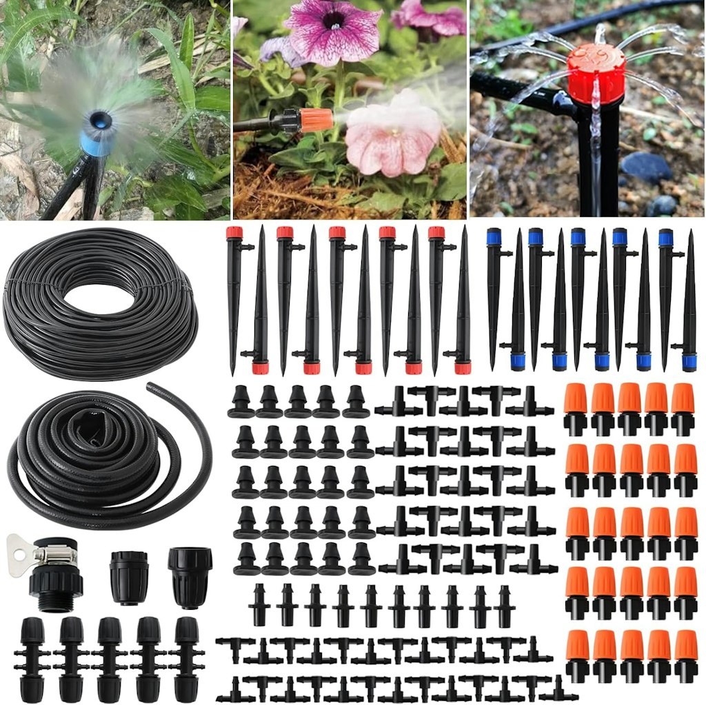 Greenhouse Micro Drip Irrigation Kit: $18