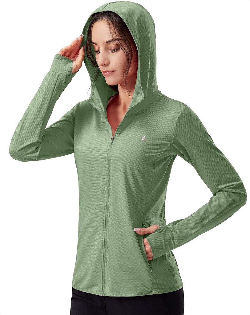 Soothfeel Women's UPF 50+ Sun Hoodie Jacket: $16.49
