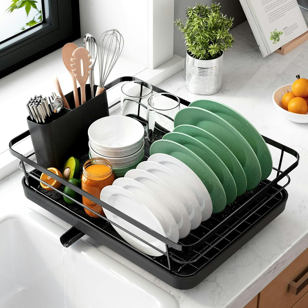 Kitsure 12" x 15" Dish Drying Rack: $20 Kitsure 12" x 15" Dish Drying Rack: $20
