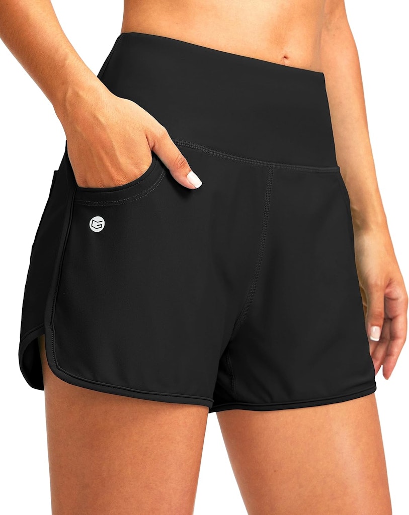 G Gradual Women's High-Waisted Swim Shorts: $14.83