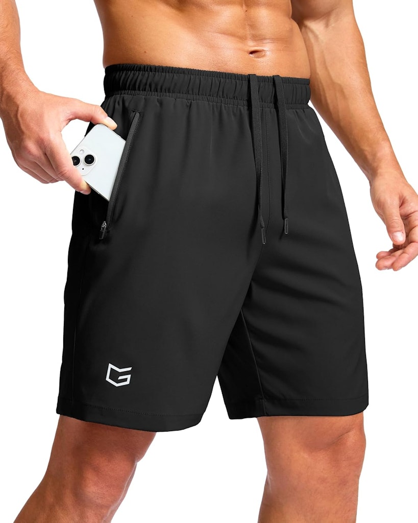 G Gradual Men's Athletic Shorts w/ Zipper Pockets: $12.59