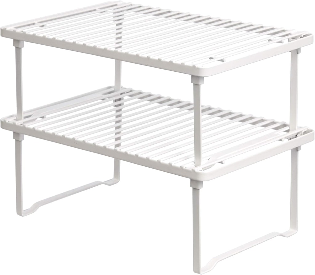 Amazon Basics Stackable Metal Kitchen Storage Shelf 2-Pack: $14 w/ Prime