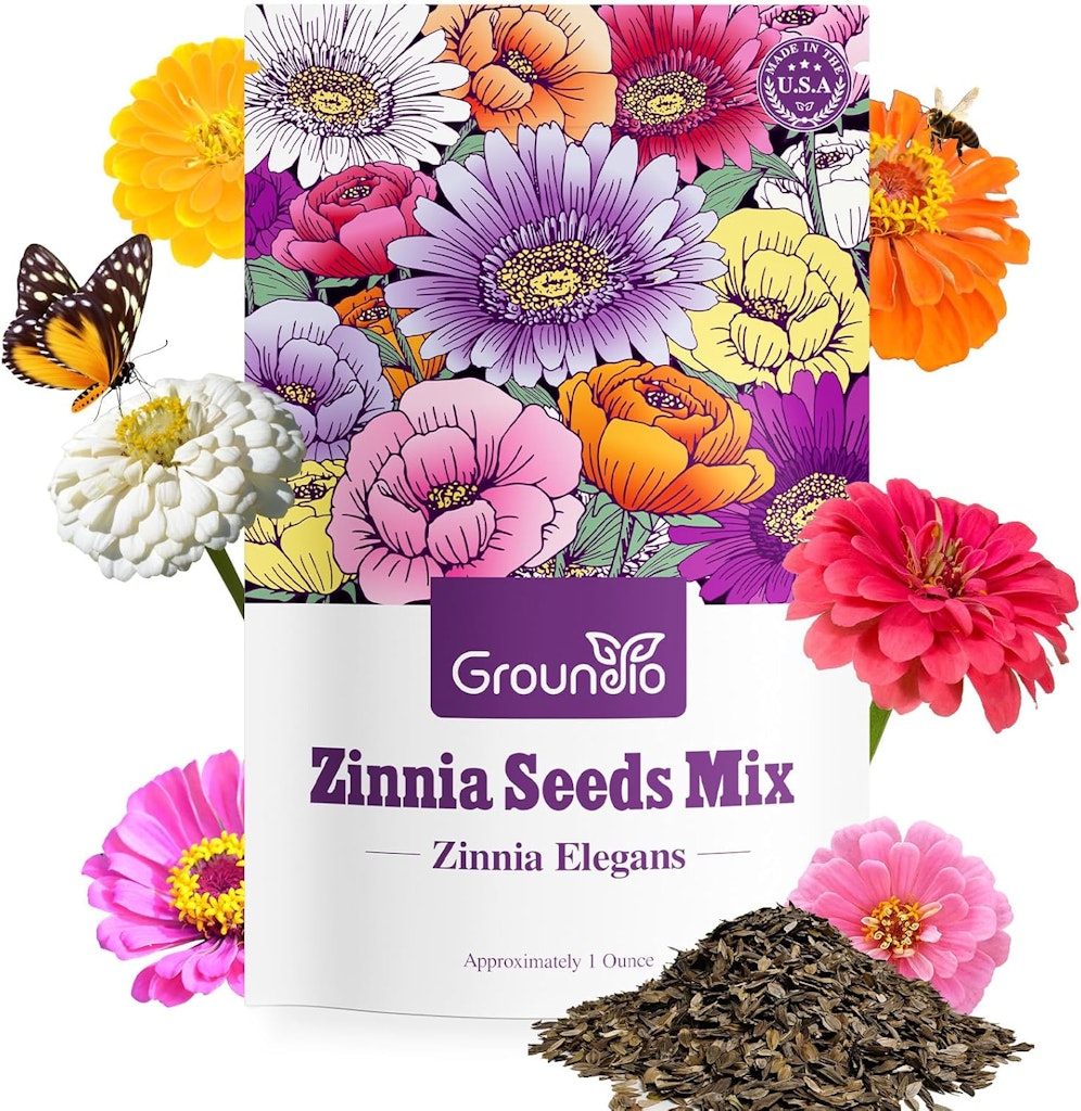 3,000+ Zinnia Seeds Mix: $5.69 via Sub. & Save