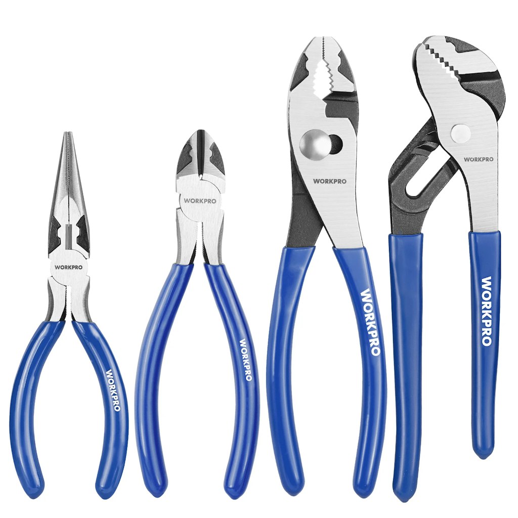WorkPro 4-Piece Pliers Tool Kit: $16