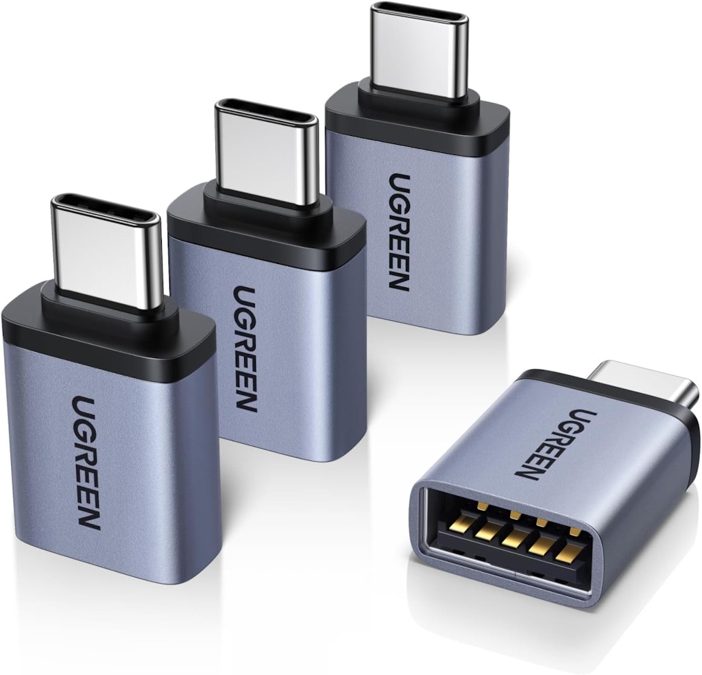 Ugreen 10Gbps USB-C to USB Adapter 4-Pack: $6.63