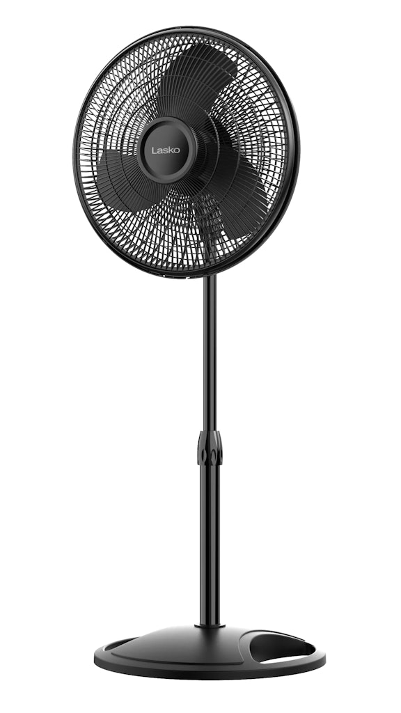 Lasko 16" 3-Speed Adjustable Oscillating Pedestal Fan: $31