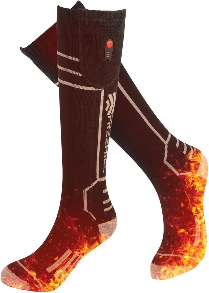 Freehill 5,000mAh Merino Wool Heated Socks: $35.99
