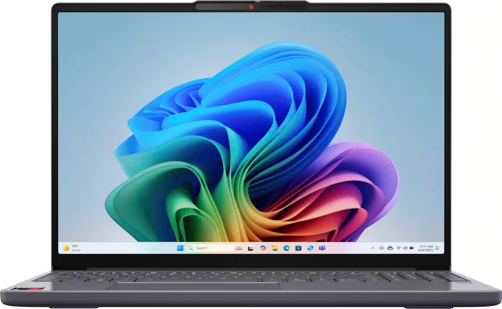 Lenovo IdeaPad Slim 3x Snapdragon X 15.3" Touch Laptop w/ 16GB RAM: $500