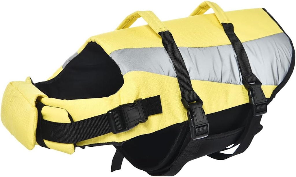 Amazon Basics Medium Dog Life Jacket: $12.81