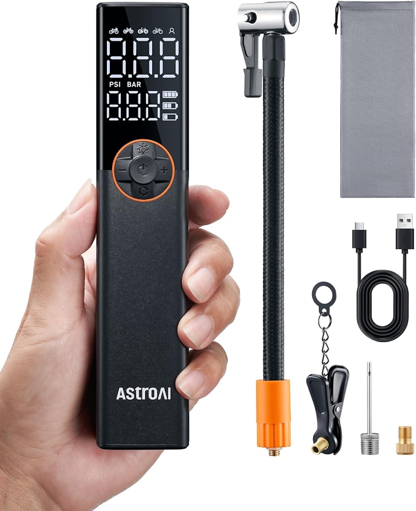 AstroAI L8 150-PSI Portable Bike Pump: $17 w/ Prime