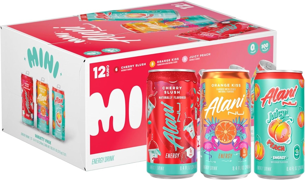 Alani Nu Zero Sugar Energy Drink 8.4-oz. 12-Count Variety Pack: $15 via Sub & Save