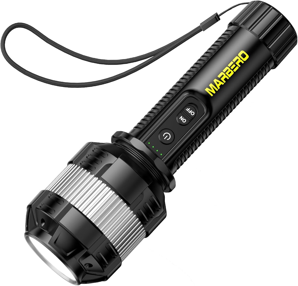 Marbero 4,000mAh Rechargeable Flashlight: $9.99
