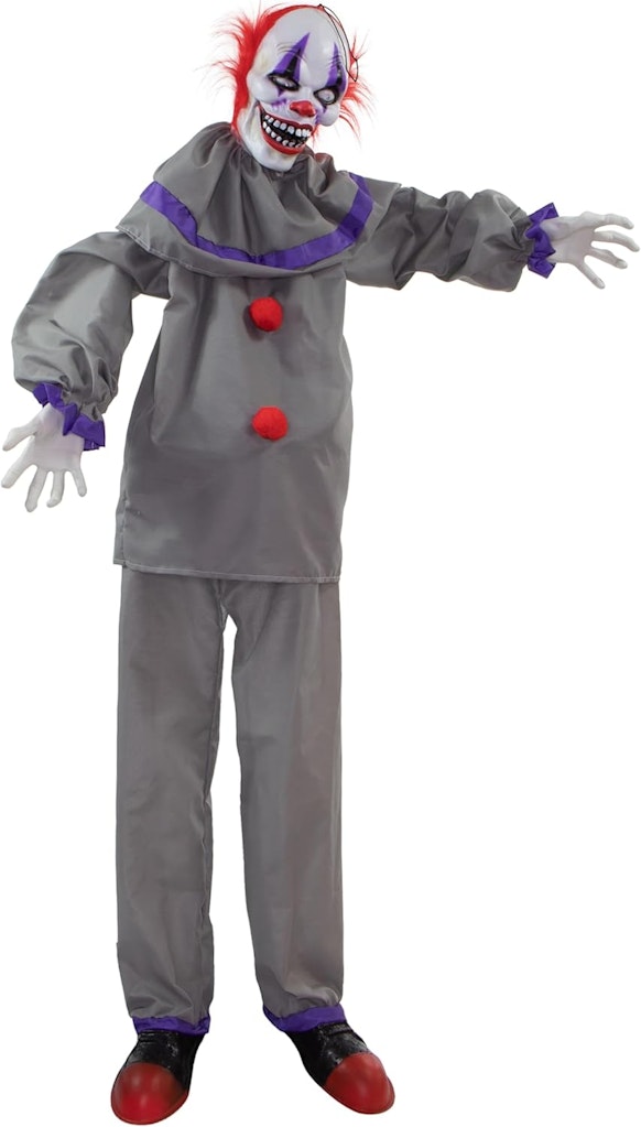 Haunted Hill Farm Talking Clown Halloween Animatronic: $50