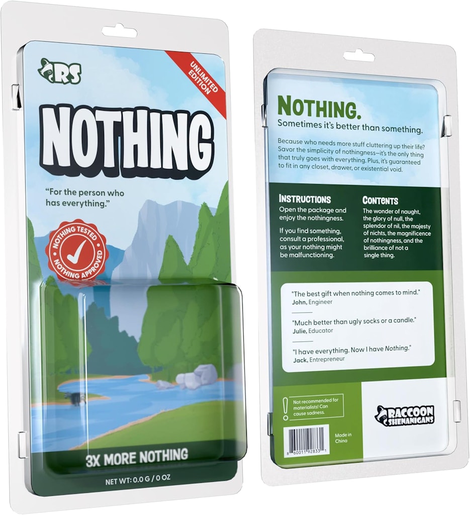 Nothing Gift: $9.99