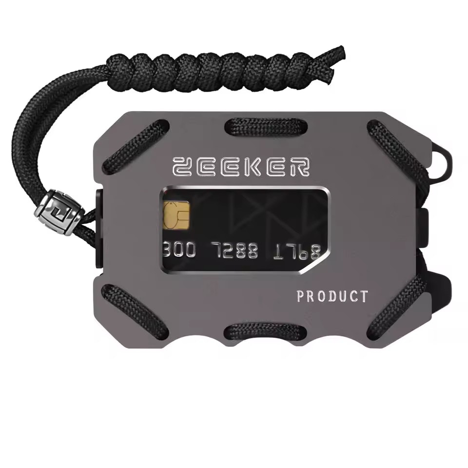 Zeeker Metal Paracord Slim Wallet: $11.67 Zeeker Metal Paracord Slim Wallet: $11.67