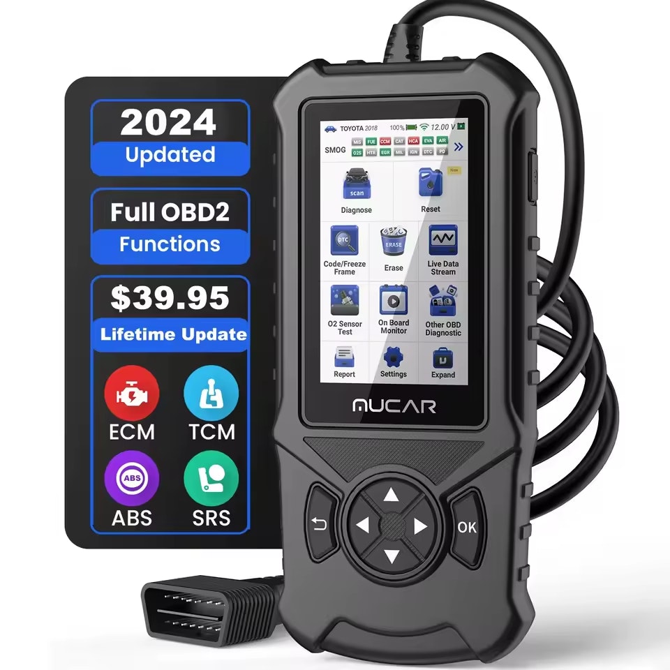 Mucar CDE900 OBD2 Diagnostic Scanner: $49.45 in cart