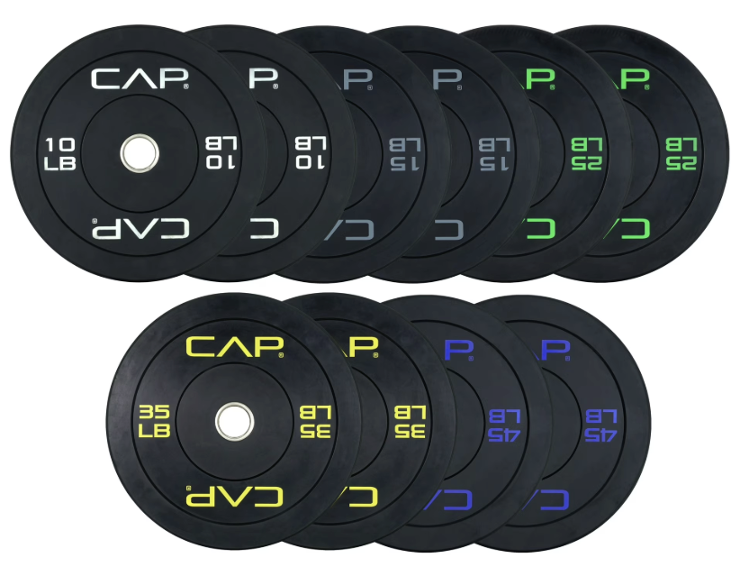 CAP Fitness CAP 260-lb. Bumper Plate Bundle: $182