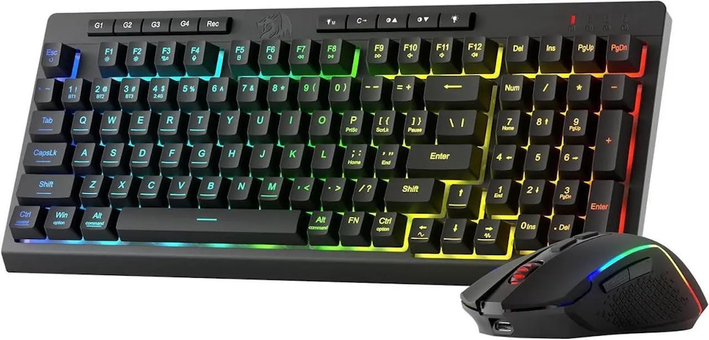 Redragon S142 Wireless Gaming Keyboard and Mouse Combo: $35 Redragon S142 Wireless Gaming Keyboard and Mouse Combo: $35