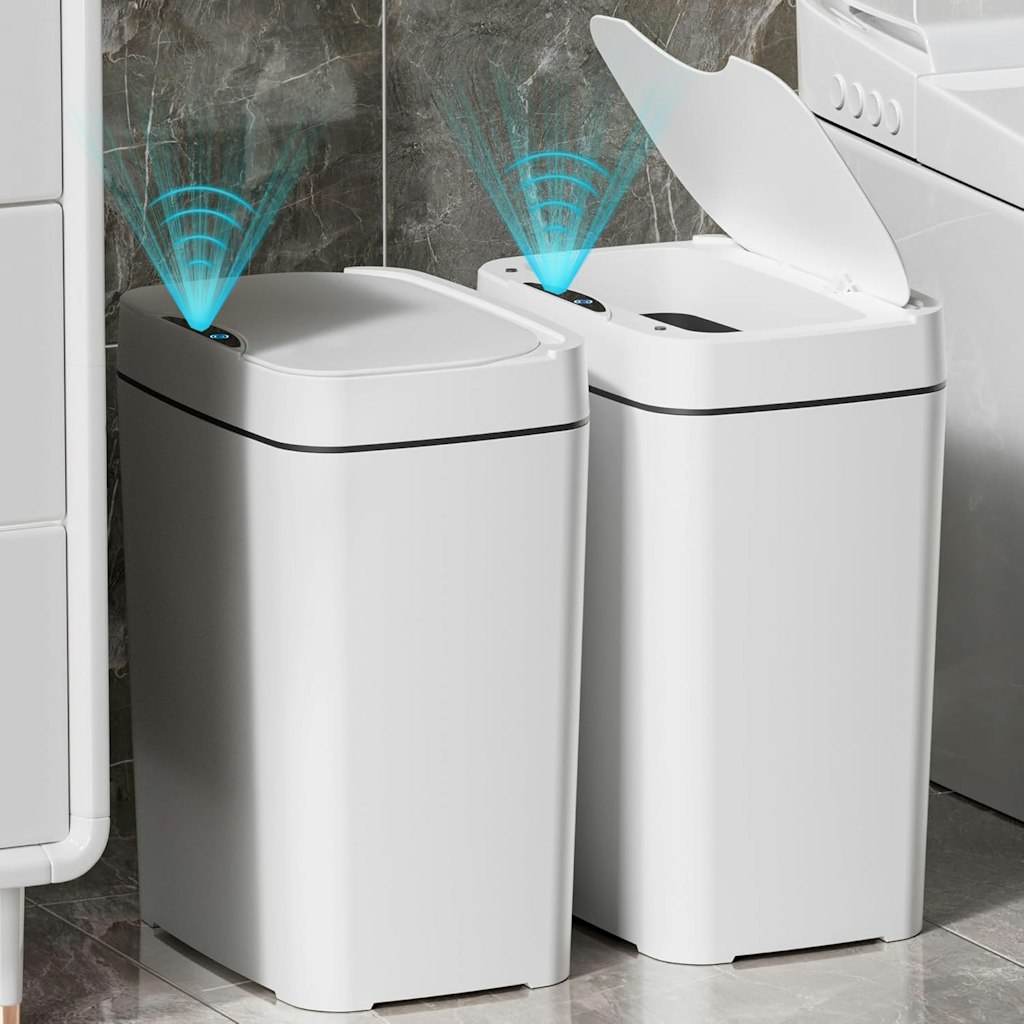 Touchless Bathroom Trash Can 2-Pack: $26.99 Touchless Bathroom Trash Can 2-Pack: $26.99