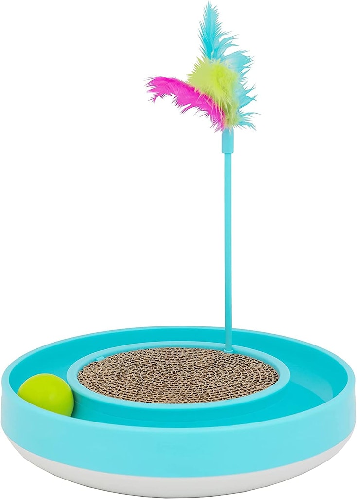 OurPets Wobble Scratch Track Cat Toy: $9.32