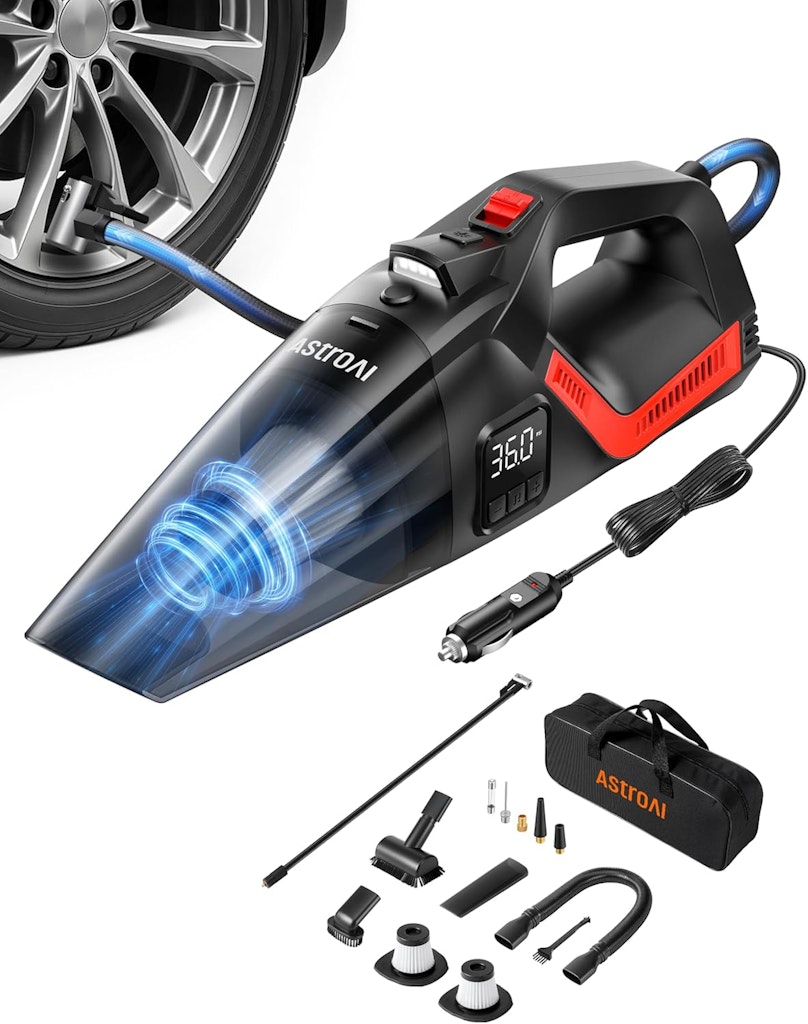 AstroAI 4-in-1 Car Vacuum and Tire Inflator: $26 w/ Prime