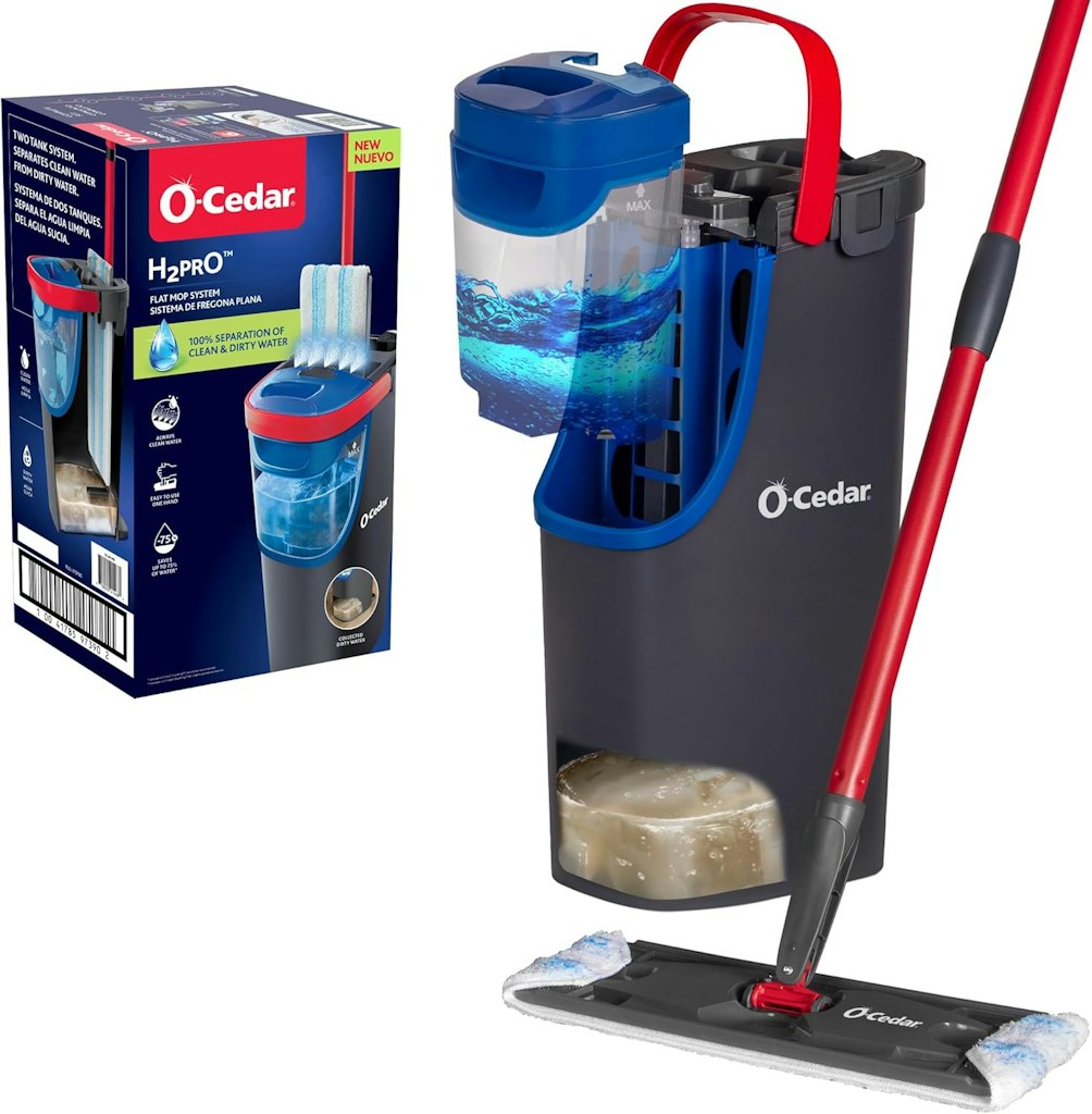 O-Cedar H2PRO Flat Mop System: $40 O-Cedar H2PRO Flat Mop System: $40