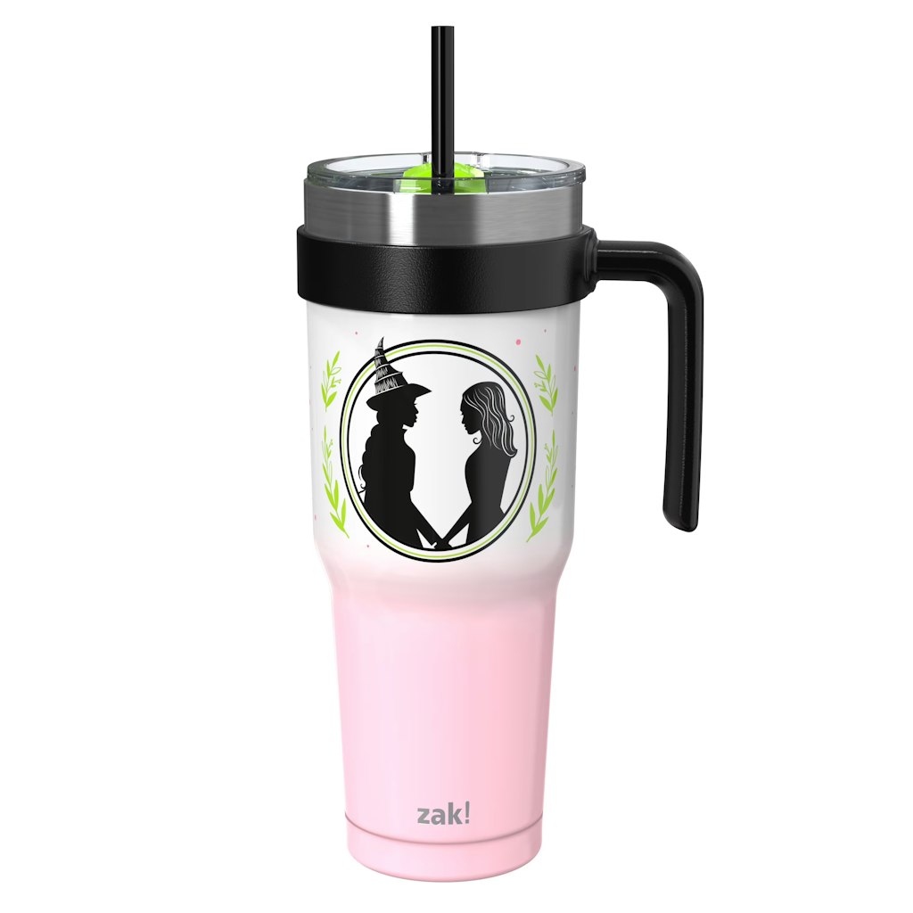 Zak Designs 40-oz. Stainless Steel Halloween Tumbler w/ Straw: $4.99