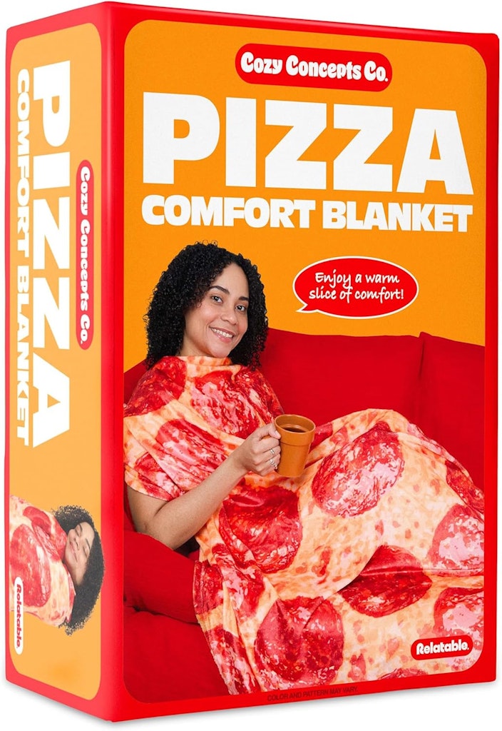Pizza Comfort Blanket: $10 Pizza Comfort Blanket: $10