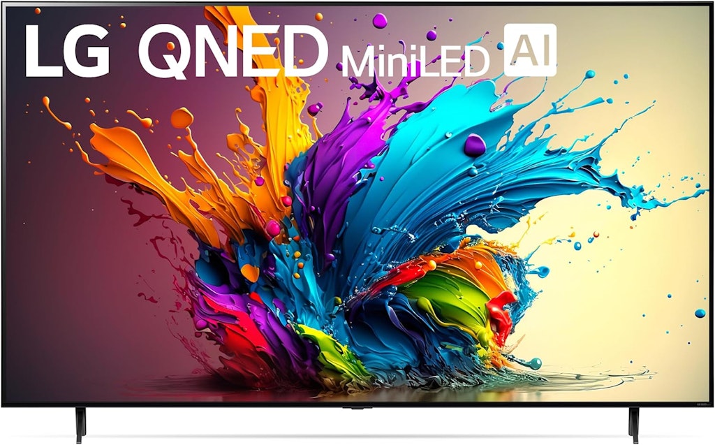 LG QNED90T Series 75" 4K Mini LED AI Smart TV: $845