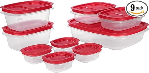 Rubbermaid EasyStore Large Containers 18-Piece Set: $17