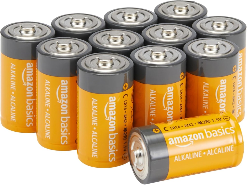 Amazon Basics C Batteries 12-Pack: $8.07 via Sub & Save