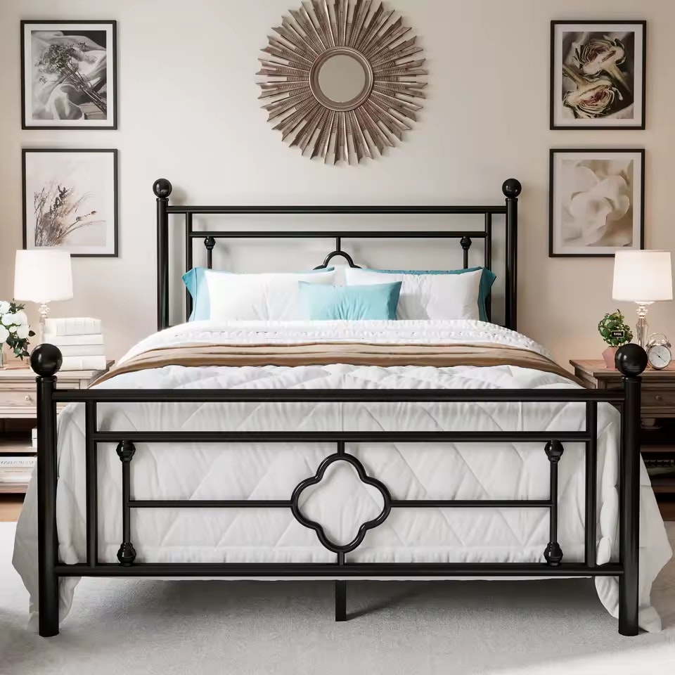 HOOMIC 14" Metal Platform Bed Frame: From $50