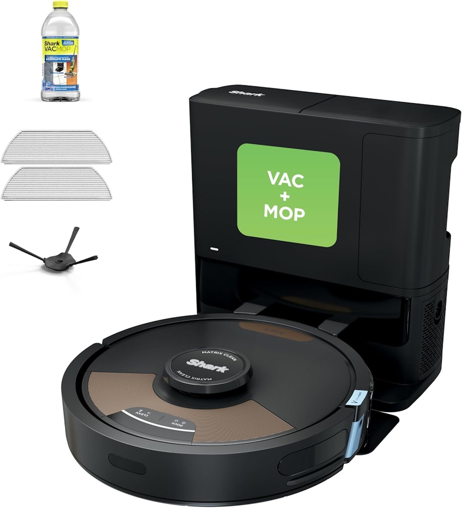 Shark Matrix Plus 2-in-1 Robot Vacuum and Mop with Sonic Mopping: $300