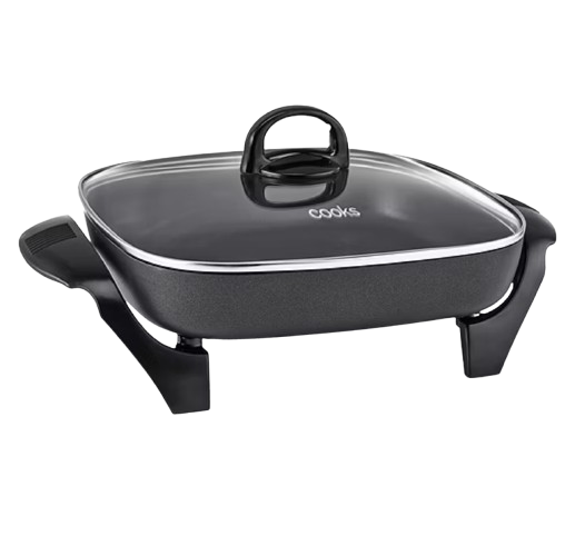 Cooks 12" x 12" Covered Electric Skillet: $25