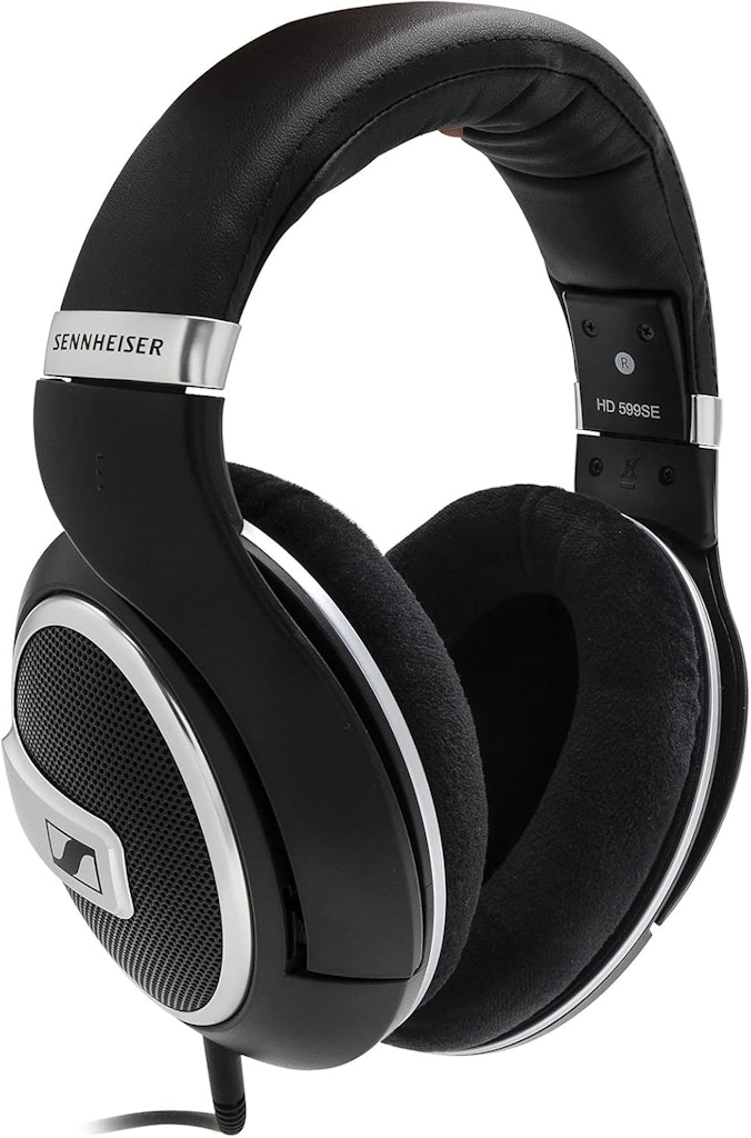 Sennheiser HD 599 SE Around Ear Open Back Headphone: $100