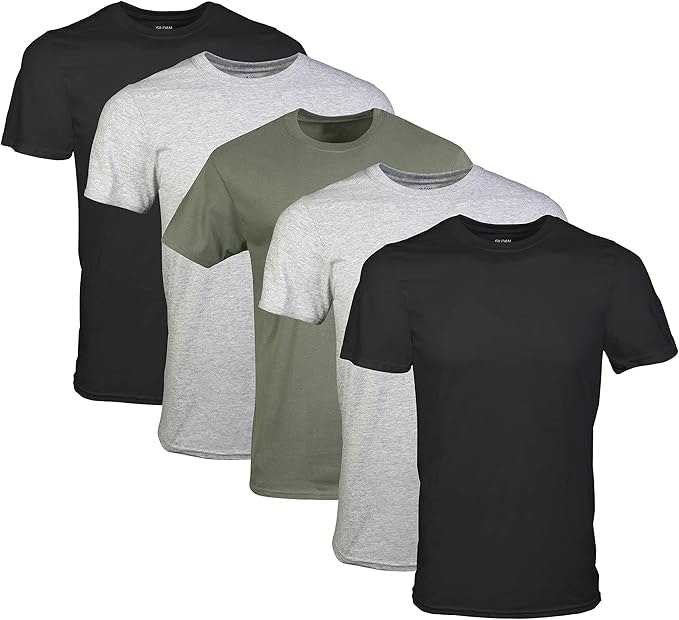 Gildan Men's Crew T-Shirt 5-Pack: from $13