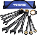 WorkPro 9-Piece Anti-Slip Ratcheting Combination Wrench Set for $36 + free shipping